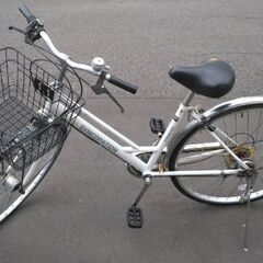 中古車　シティーサイクル　27インチ　LEDオートライト　6段変速　美品 Amazon | 27.5型 6段変速・LEDオートライト付 シティサイクル