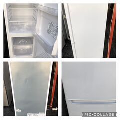 ☆中古￥10,800！ニトリ　106㍑2ドア冷蔵庫　家電　　2019年製　NTR-106型　幅48㎝ｘ奥行49㎝ｘ高さ113㎝　【BJ065】