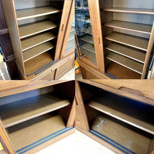 北産木工 食器棚 トレック130 北海道家具 キッチンボード 家具