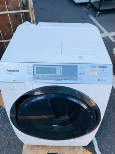 ⭐️北九州市内配送無料　保証付き　✨ Panasonic ドラム式洗濯乾燥機 左開き 10kg クリスタルホワイト NA-VX8500L-W