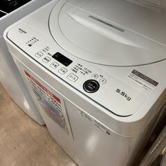 SHARP 5.5kg 洗濯機 ES-GE5F 2021年製 No.79○ ※現金、クレジット