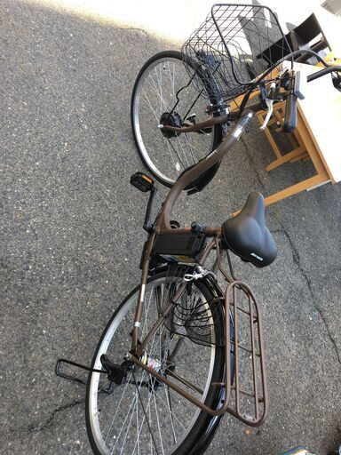 ①★使用わずか★ 丸石 MARUISHI 電動アシスト自転車 自転車 電動 ビューアシスト ASL263KDZ 26インチ ブラウン 電動自転車 美品 堺市 石津【ジャングルジャングルサカイ石津店】
