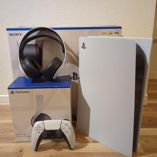 PS5本体 ＆ PULSE 3D ワイヤレスヘッドホン