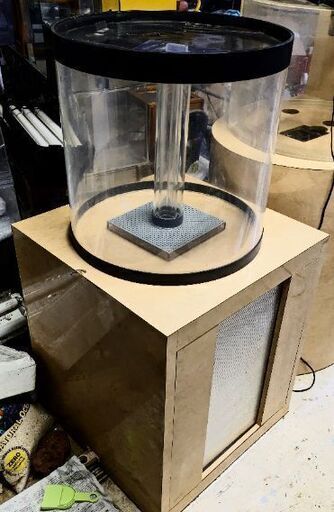 直径50cm 高さ49cm円柱水槽オーバーフローセット
