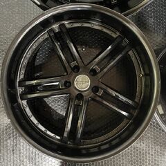 PDW Dynamics ダイナミクス 22インチ 4本 8J5HPCD114.3+38 空気圧センサー付 ブラック アルファード ヴェルファイア等　(MHZ009MY)