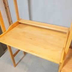 MOMO natural(モモナチュラル)の人気シリーズVIBO UNITデスク＆シェルフ♪アルダー材のナチュラルな質感とシンプルなデザインはテレボードやパソコンデスクとしてもオススメ♪DJ122