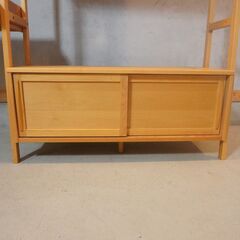 MOMO natural(モモナチュラル)の人気シリーズVIBO UNITデスク＆シェルフ♪アルダー材のナチュラルな質感とシンプルなデザインはテレボードやパソコンデスクとしてもオススメ♪DJ122