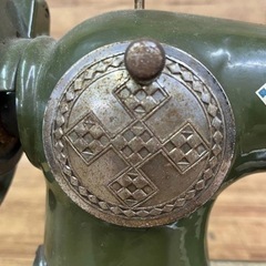 d715504 TOKYO JUKI ミシン ジューキ 緑 グリーン 手芸 裁縫 手芸品 インテリア 昭和レトロ アンティーク 動作未確認 現状品 中古品
