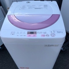 福岡市内配送設置無料　シャープ SHARP ES-GE6A-P [全自動洗濯機(6.0kg) ピンク系]