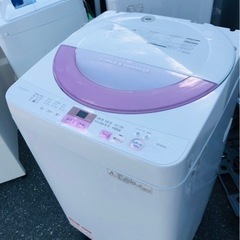 福岡市内配送設置無料　シャープ SHARP ES-GE6A-P [全自動洗濯機(6.0kg) ピンク系]