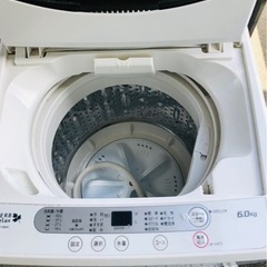 福岡市内配送設置無料　ヤマダ電機オリジナル　全自動電気洗濯機　(6.0kg) HerbRelax YWM-T60A1