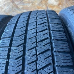 バリ山　BRIDGESTONE VRX2 175/65R15 スタッドレス　タイヤ　2021年製　15インチ　アルミホイール付