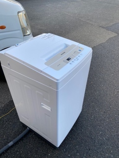 福岡市内配送設置無料　2021年　アイリスオーヤマ 洗濯機 5kg 全自動 風乾燥 お急ぎコース ステンレス槽 ゴールド IAW-T502EN