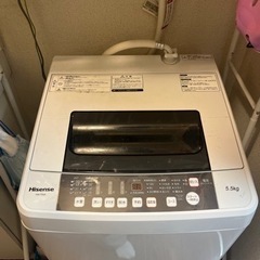 ★10/14お引き渡し歓迎！Hisense 洗濯機　1〜2人用