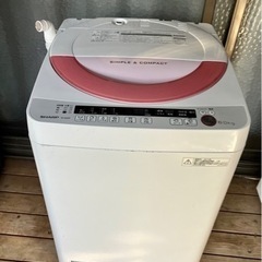 【取引確定】シャープ(6kg)SHARP全自動電気洗濯機（美品)