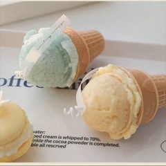新品 アイスクリーム キャンドル 韓国  ロウソク インテリア 
