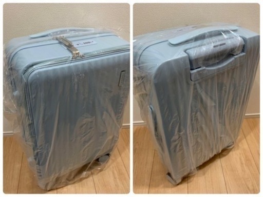 【新品・未使用】キャリーケース　スーツケース　機内持ち込み可能　40.5L　静音キャスター　多収納　フロントポケット