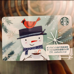 スターバックスカード 2017 クリスマス - スノーマン