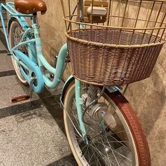 Silver ring cuto-シルバーリングの女の子用自転車20インチ (kawasaki