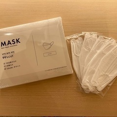 3D立体マスク　30枚入り　ホワイト×2セット(60枚)