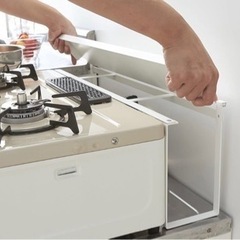 リンナイ、二口コンロ、都市ガス、調味料置き