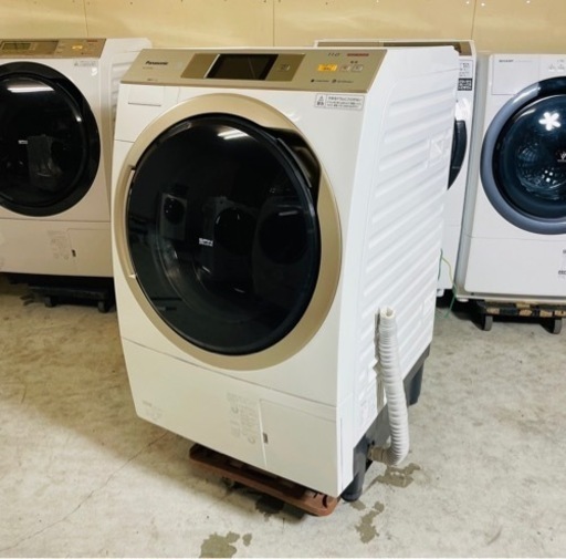 超激安↘️Panasonic 11㌔ドラム式洗濯機乾燥機　ハイグレード　配達設置取り付け