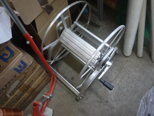 アルミ製ホース巻き取り機