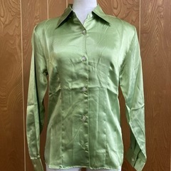 #X'ENONレディースシャツ　9R 黄緑　新品　
