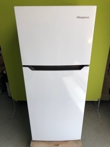 2ドア冷蔵庫　120L ハイセンス　2020年製　HR-B12C