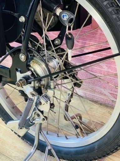 ❸5748子供乗せ電動アシスト自転車Panasonic20インチ良好バッテリー 