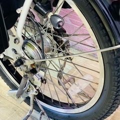 ❶5749子供乗せ電動アシスト自転車Panasonic20インチ良好バッテリー
