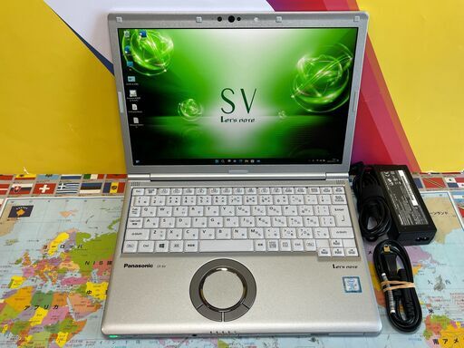 JC0966 美品 パナソニック CF-SV7 DVDマルチ レッツノート ノートPC office Win11
