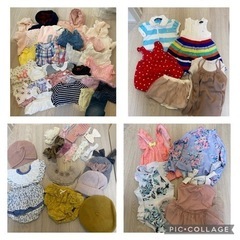 女値下げしました！の子服&靴&小物70.80.90サイズまとめ売...