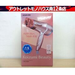 新品 KOIZUMI マイナスイオン ヘアドライヤー ピンク K...