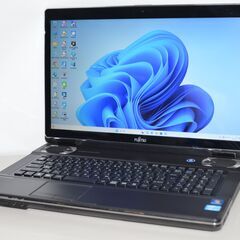 中古ノートパソコン 富士通 NH77/DD 17.3インチ windows11 core i7