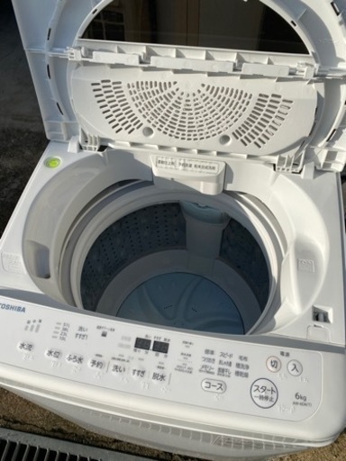 2018年製✩東芝電気洗濯機6.0kg(*ﾟ∀ﾟ*)
