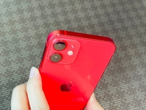 美品】iPhone12mini Red/64GB SIMフリー 超美品】iPhone 12 mini 64GB