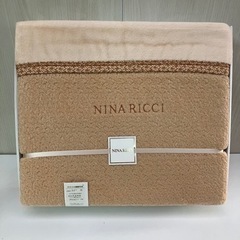 【決まりました！】NINA RICCI アクリル混綿毛布 未使用品