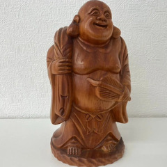 【美品】七福神　布袋　布袋尊　木彫り　レア