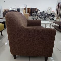 ☆ジモティ割あり☆ ソファー ブラウン H69×D75×W129 クリーニング済み 