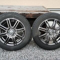 【別フリマサイトで売れました】155/65R14 ヨコハマIceGUARD19年30週 アルミ付スタッドレス4本セット-Apuweiser-riche❤︎スカーフベルト付プリーツニットワンピース