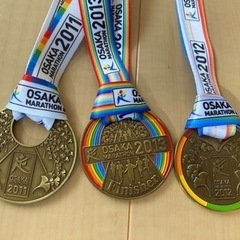 大阪マラソン完走、メダル