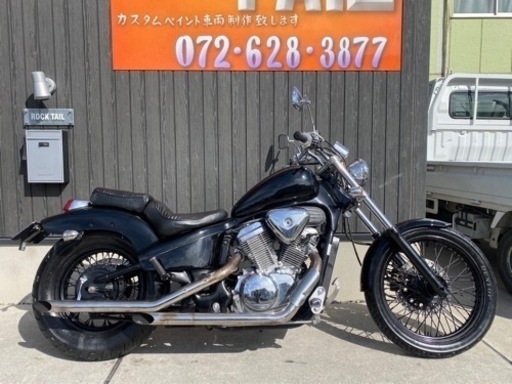 ★48万円　スティード400 車検2年付！前後タイヤ新品！セル1 実働車　ホンダ　スティード　アメリカン　NC26