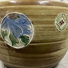 SNT111 火鉢　金魚鉢　陶器　鉢植えカバー