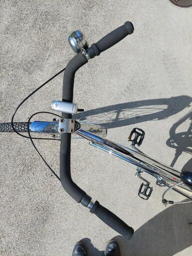 引き取り限定】26インチ自転車 クロスバイク ブラック 26インチ 21段