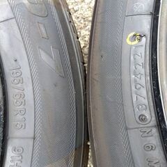 夏２本 30プリウス純正【富山】30系 トヨタ純正 プリウス 195/65R15 SD-7 トーヨー 2021年 中古 15インチ SD7 車検対応 アルミホイール