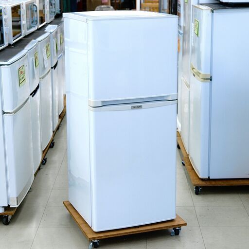 冷蔵庫　125L　2ドア　ウィンコド　RHT-125R　リユース品
