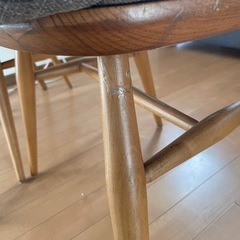 少々難あり🥲アンティーク　英国　ERCOL(アーコール) ダイニングテーブル&チェア4脚　セット