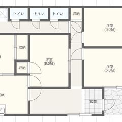 小牧市　【リフォーム済み】　トイレ3か所・DK2ヶ所ある戸建て！ 寮・二世帯・タコ部屋 - 小牧市