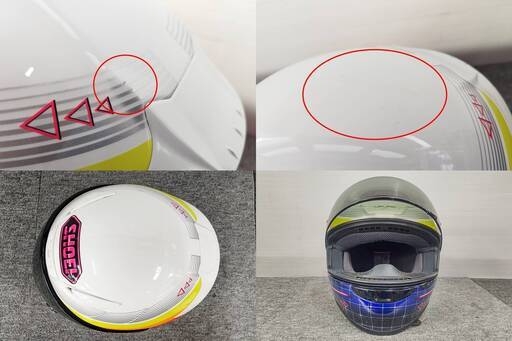 山口)SHOEI フルフェイスヘルメット Z-7 ZORK Mサイズ 20年製 中古